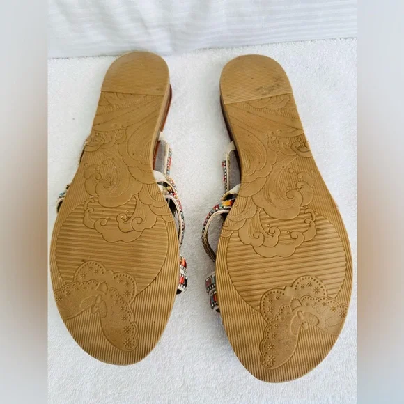 Jellypop Women's Glisten Boho Sandal Size 8.5 - Picture 4 of 5